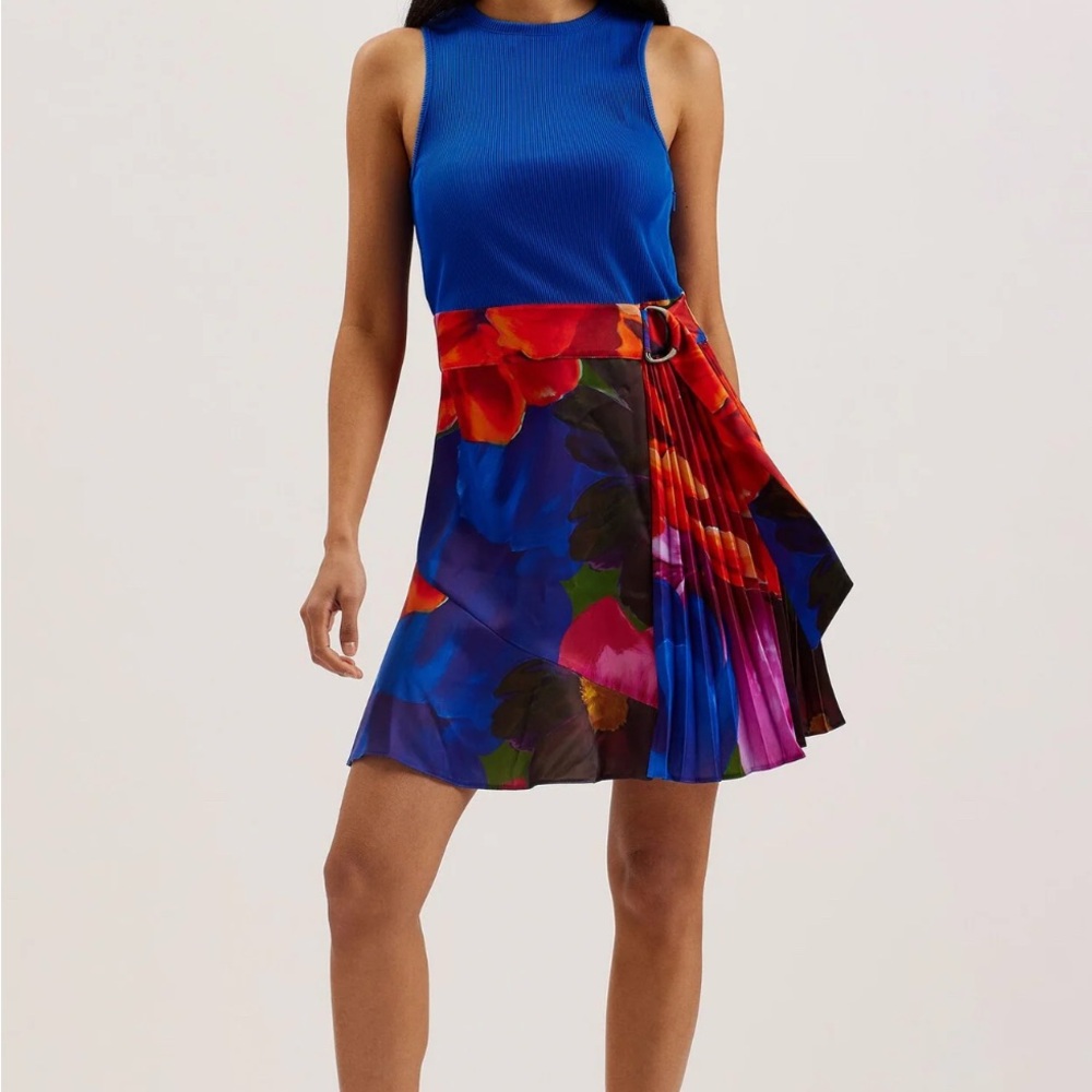 Ted Baker Royal Blue Ribbed Top